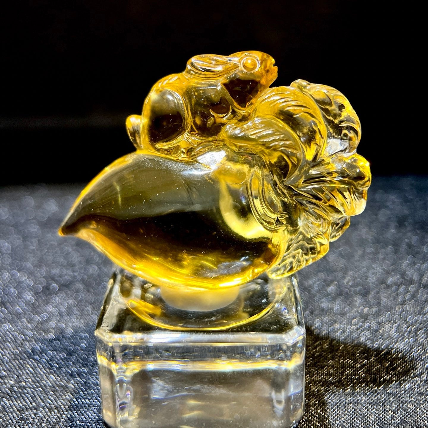 yellow crystal rabbit