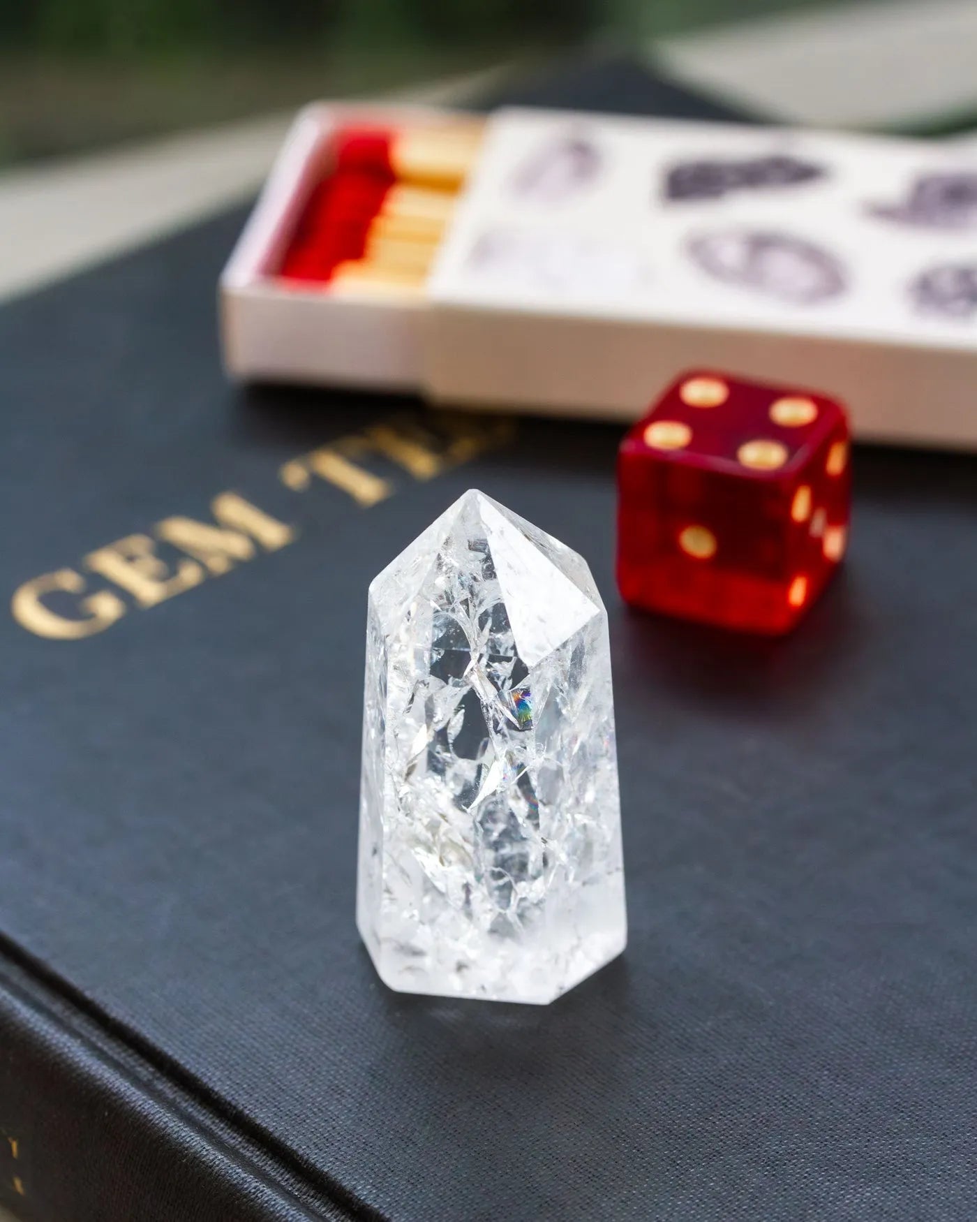 Crystal Voltage Quartz Mini Gemstone Tower