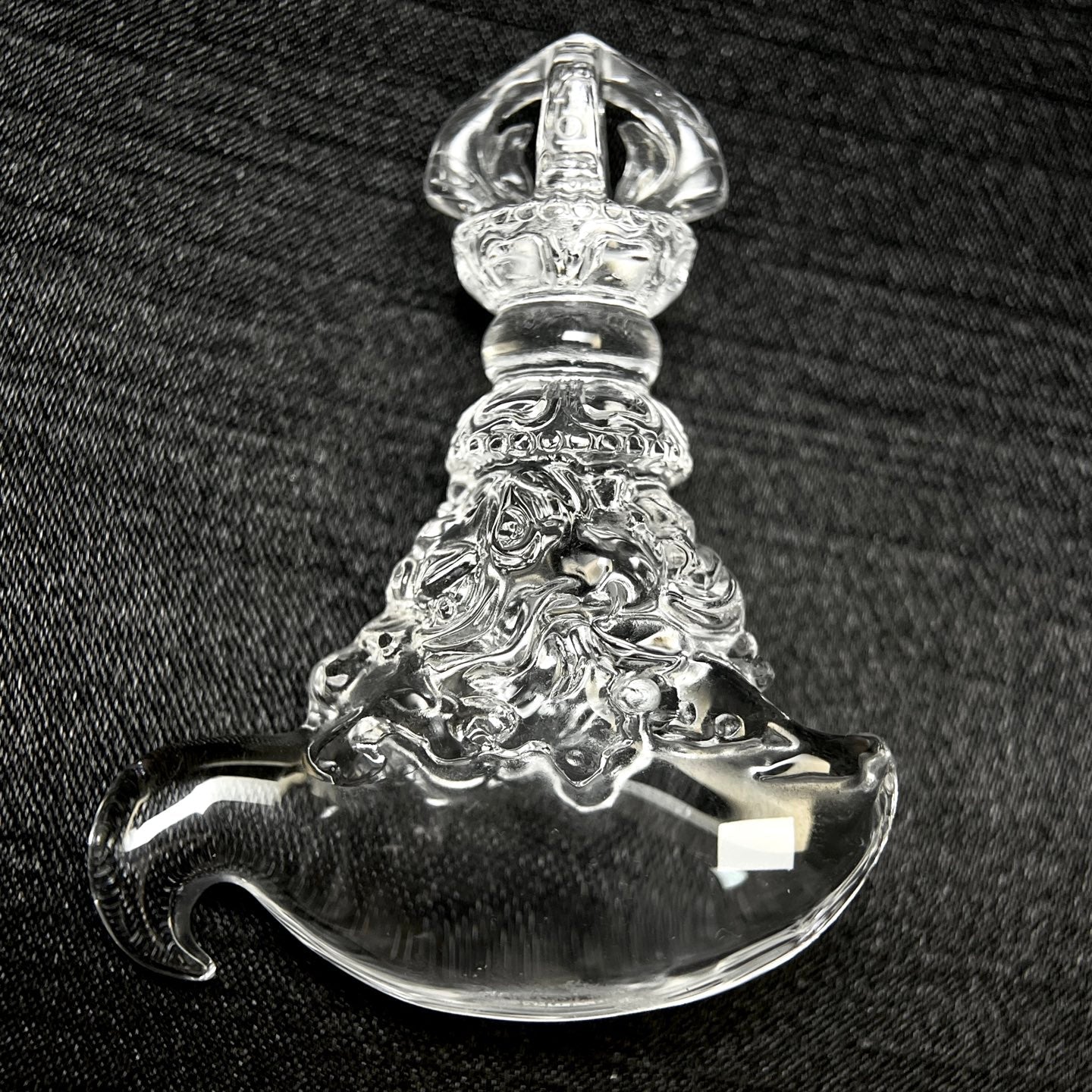 Natural white crystal diamond axe
