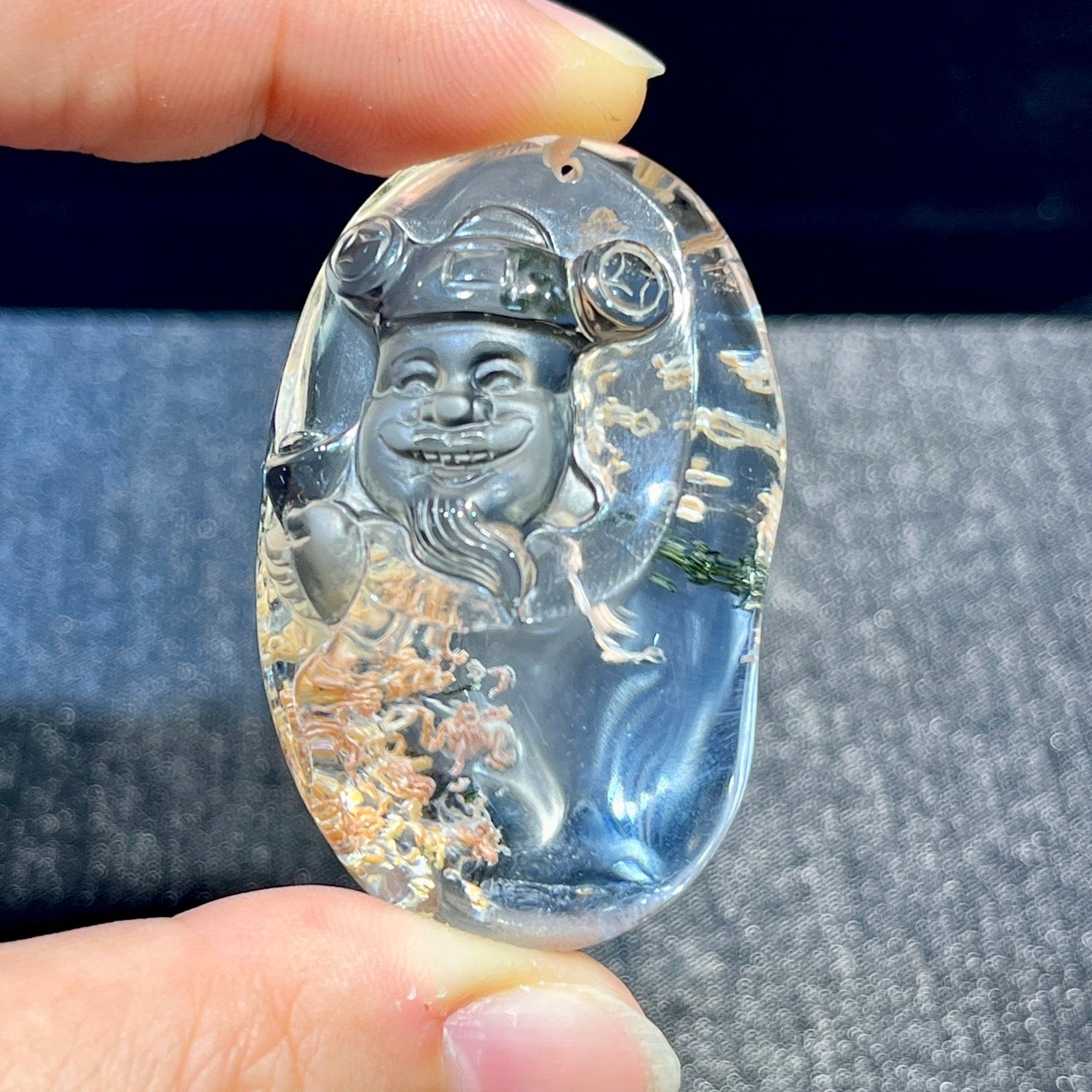 Natural Ghost Crystal Wealth God