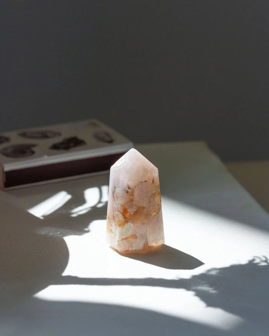 Bloom Within Blossom Agate Mini Gemstone Tower