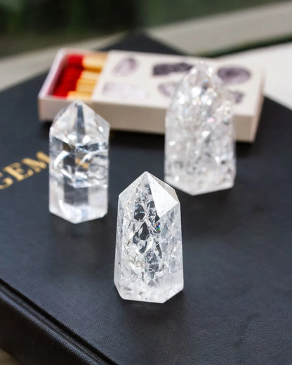 Crystal Voltage Quartz Mini Gemstone Tower