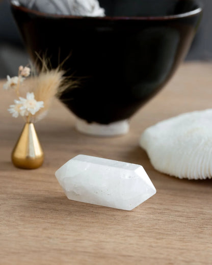 Twin Beam Quartz Double Point Crystal