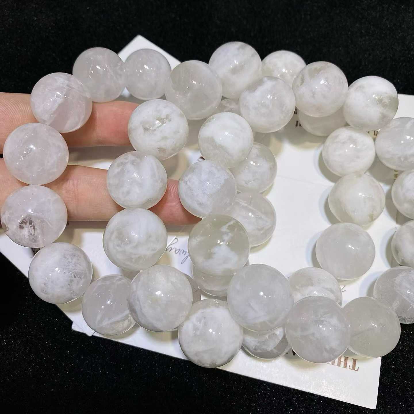 White Snowflake Ghost Bracelet