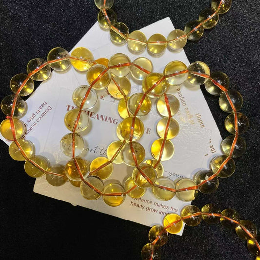 Brazilian violent yellow beads串